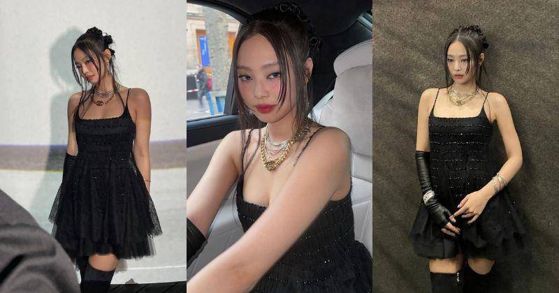 7 Gaya Jennie Blackpink di Paris Fashion Week, Si 'Goth Princess'